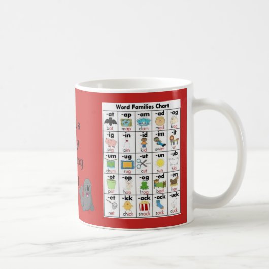 Tasse tôt de lecture de coutume de Childs Rd 11oz (Droite)