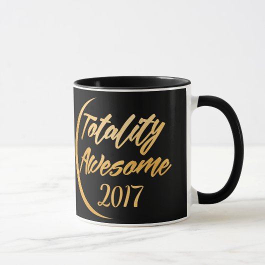 Tasse totale de l'éclipse solaire de totalité 2017 (Droite)