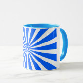 Tasse Tournesol Bleu Gras (Devant droit)