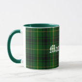 Tasse traditionnelle faite sur commande de plaid (Gauche)