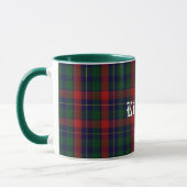Tasse traditionnelle faite sur commande de plaid (Gauche)