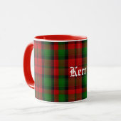 Tasse traditionnelle faite sur commande de plaid (Devant gauche)