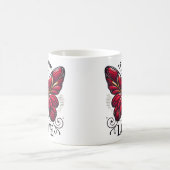 Tasse Transformez avec amour – Cadeau Papillon Rou (Centre)