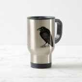 Tasse trapue de voyage de Raven (Devant droit)