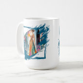 Tasse « Travaille dur, bois souvent » (Devant gauche)