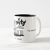 Tasse trempante d'oiseau sale (Devant droit)