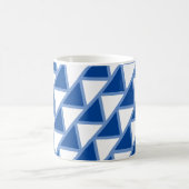 Tasse - Triangles carrelés en bleu (Centre)