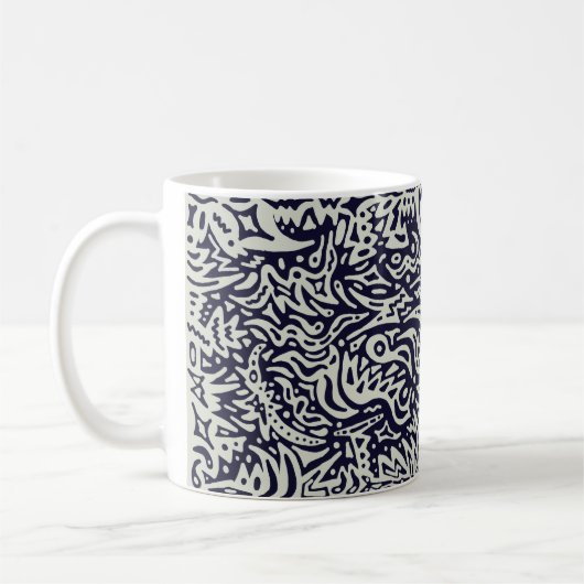 Tasse Tribale Comme Doodle (Gauche)