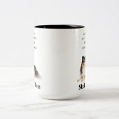 Tasse tricolore de maman de Sheltie (Centre)
