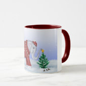 Tasse tricotée de chandail d'éléphant à (Devant droit)