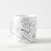 Tasse triple celtique de coeur (Devant gauche)