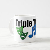 Tasse triple de menace (Devant gauche)