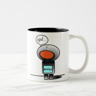tasse triste de bot