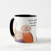 Tasse Triste de partir (Devant gauche)