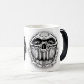 Tasse triste heureuse Morphing de crâne (Devant droit)