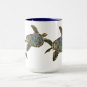 Tasse - trois tortues de mer (Centre)