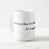 Tasse Trop d'Onglets (Devant gauche)