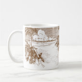 Tasse Tropical Beach Palmiers Vintage (Gauche)