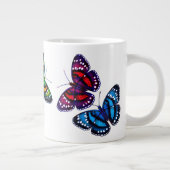 Tasse tropicale colorée d'éléphant de papillons (Droite)