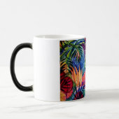 Tasse tropicale de Flamant rose rose (Gauche)
