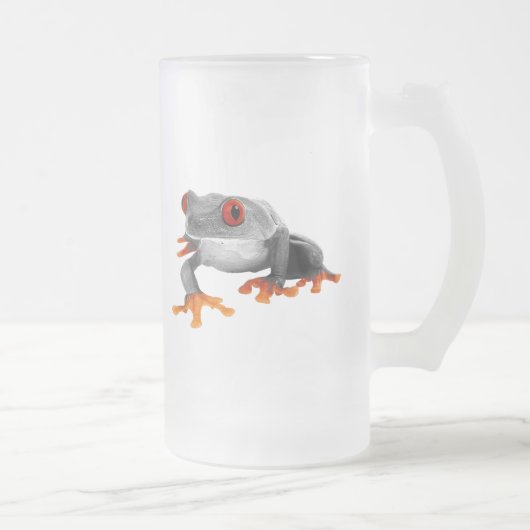 Tasse tropicale de grenouille. ! (Droit)