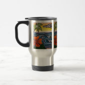 Tasse tropicale de voyage de vagues (Gauche)