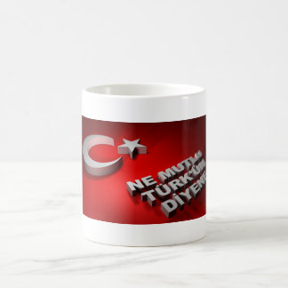 tasse turque de drapeau