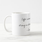 Tasse turque de proverbe de "café" (Gauche)
