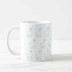 Tasse turquoise d'alpaga