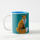 Tasse turquoise de Fox (Gauche)