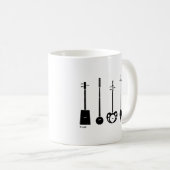 Tasse Tuvan Crest et Instruments (Devant droit)