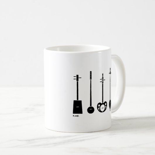 Tasse Tuvan Crest et Instruments (Devant droit)