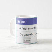 Tasse UH-OH (Devant gauche)