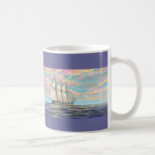 Tasse "Un schooner de passage" de Paul McGehee (Droite)