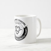 Tasse unie de travailleurs de laine (Devant droit)