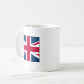 Tasse Union Jack petit design carré (Devant gauche)