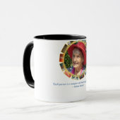 Tasse unique de sonnerie de citation de Seena (Devant gauche)