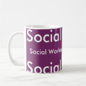 Tasse unisexe d'assistant social (Gauche)