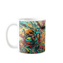 Tasse Urban Chaos – Énergie de l'art de rue vibran