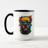Tasse Urban Cool Rottweiler Splatter (Gauche)