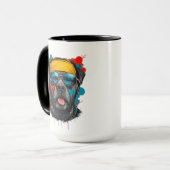 Tasse Urban Cool Rottweiler Splatter (Devant gauche)