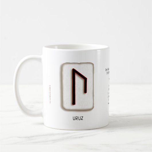 Tasse Uruz RuneStone 330 ml (Gauche)