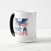 Tasse USA Morphing Bleu Blanc Rouge (Devant gauche)