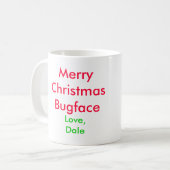 Tasse v. 1 de caricature de Bugface (Devant gauche)