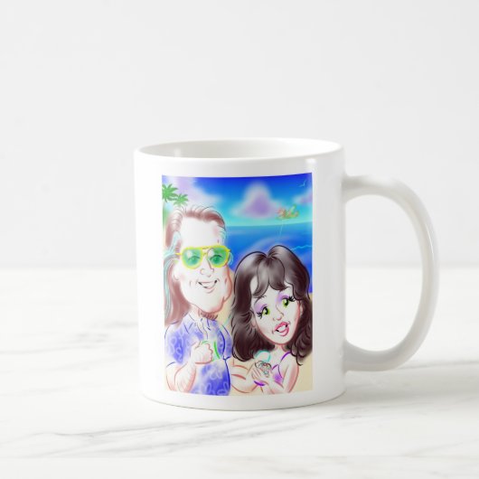 Tasse v. 1 de caricature de Bugface (Droite)