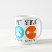 Tasse v 2 de deux chiens (Devant droit)
