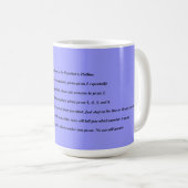 Tasse V de santé mentale (Devant droit)