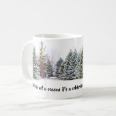Tasse Vacances d'Hiver / Joyeux Solstice (Devant gauche)
