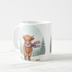 Tasse Vache des Highlands, Art Animal Mignon, Cade