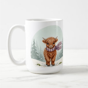 Tasse Vache des Highlands, Art Animal Mignon, Cade